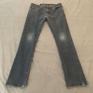 Vans Slim Jeans Mens 30x30 Blue Straight‎ Leg Denim Since 1966 Distressed Casual
